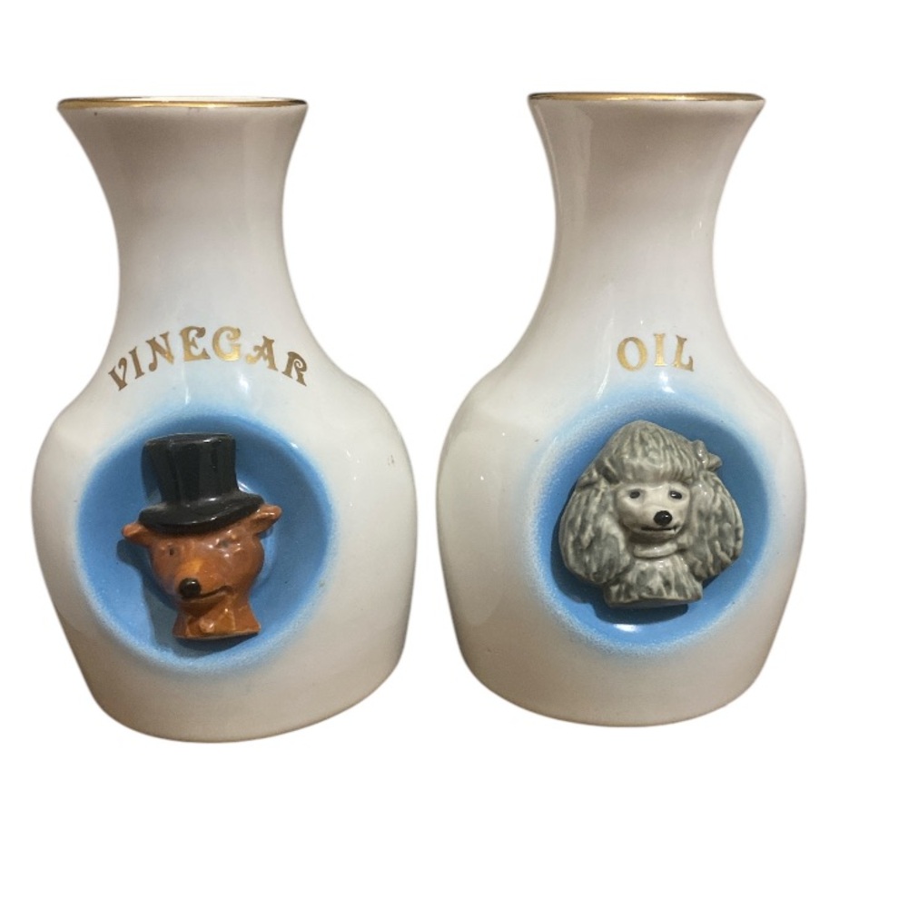Jim Beam Vintage 1977 Vinegar & Oil Set